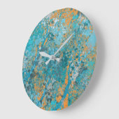 Moderner Blauwald Große Wanduhr (Winkel)