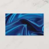 Moderner Blue Beauty Salon Haar Makeup Artist Visitenkarte (Rückseite)