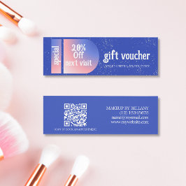 Moderner Blue Pink Gradient Classic Makeup Artist