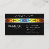 Moderner Blumen-Blumenstrauß Visitenkarte (Rückseite)