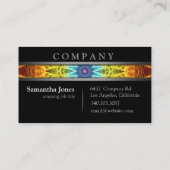 Moderner Blumen-Blumenstrauß Visitenkarte (Rückseite)