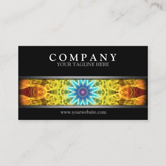 Moderner Blumen-Blumenstrauß Visitenkarte (Vorderseite)