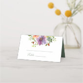 Moderner Blumenfrühling Sommer Bright Bold Platzkarte (Vorderseite)