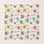 Moderner Blumengarten - Blumenmuster für Wasserfar Schal<br><div class="desc">Die trendige und stilvolle Aquarellbildeur bietet einen Garten mit Blume in Gelb, Orange, Rosa, lila, Blau und Grün. Dieses charmante Design bringt Ihnen ein Lächeln ins Gesicht. Sehr trendiger und trendiger Stil, um Ihre Persönlichkeit hervorzuheben. Egal ob Sie es mit einem Kleid, Rock oder Jeans tragen, es wird fabelhaft aussehen....</div>