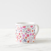 Moderner Blumengarten Espressotasse (Vorderseite Rechts)