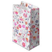 Moderner Blumengarten Kleine Geschenktüte (Vorderseite Schrägansicht)