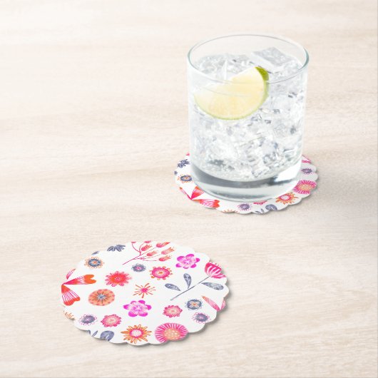 Moderner Blumengarten Untersetzer (Vor Ort)