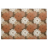 Moderner BlumenKimono-Druck, dunkles Brown und TAN Stoff (Fat Quarter (45,7 x 55,9 cm))