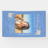 Moderner Blumenkohl-Abschluss 2022 Foto Party Banner (Horizontal)