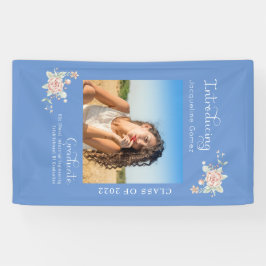 Moderner Blumenkohl-Abschluss 2022 Foto Party Banner