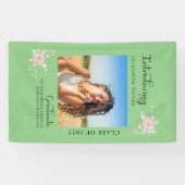 Moderner Blumenkohl-Abschluss 2022 Foto Party Banner (Horizontal)