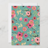 Moderner Blumenkohl-Abschluss Vielen Dank für Ihre Ankündigung (Rückseite)