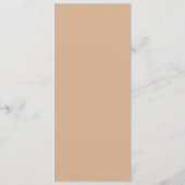 Moderner Blumenkohl mit Pampas-Gras-Menü Menükarte (Rückseite)