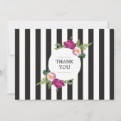 Moderner Blumenstrauß Vielen Dank Mitteilungskarte (Vorderseite)