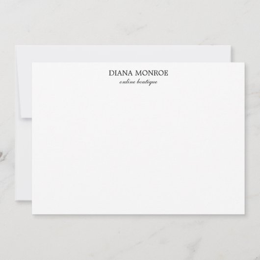 Moderner Blumenstrauß Vielen Dank Mitteilungskarte (Rückseite)