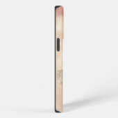 Moderner Blush Glitzer Rose Gold Sparkinscript Nam iPhone Hülle (Rechte Seite)