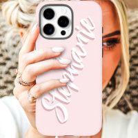 Moderner Blush Pink Minimaler Skriptname