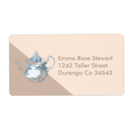 Moderner Blush Teapot | Tee-Party | Benutzerdefini