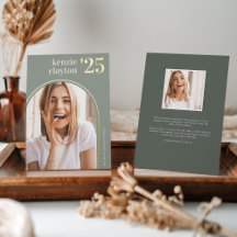 Moderner Bogen | Ankündigung von Abschlüssen