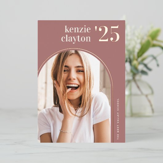 Moderner Bogen | Ankündigung von Abschlüssen (Stehend vorne)