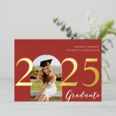 Moderner Bogen | Ankündigung von Foto-Abschluss (Stehend vorne)