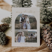 Moderner Bogen | Cream Foto Collage Weihnachten