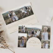 Moderner Bogen | Creme Multi Foto Weihnachten