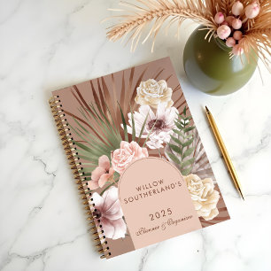 Moderner, Bohemischer Watercolor Florals Foto Arc Planer