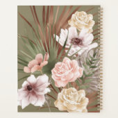 Moderner, Bohemischer Watercolor Florals Foto Arc Planer (Rückseite)