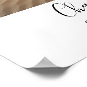 Moderner Boho Abschluss Begrüßungszeichen Foto Poster (Ecke)