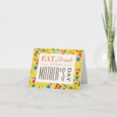 Moderner Boho Chic floral Mutter's Day Karte (Vorderseite)