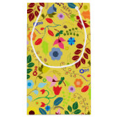 Moderner Boho Chic floral Mutter's Day Kleine Geschenktüte (Rückseite)