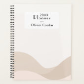 Moderner Boho Digitaler Planer mit Individuelle Na (Vorderseite)