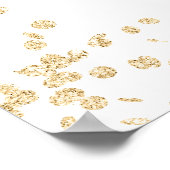 Moderner Boho Floral Watercolor Abschluss Willkomm Poster (Ecke)