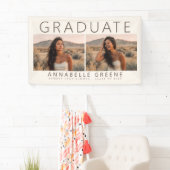 Moderner Boho-Foto-Abschlussbanner Absolvent Banner (Insitu)