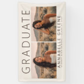 Moderner Boho-Foto-Abschlussbanner Absolvent Banner (Vertikal)