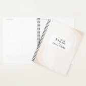 Moderner Boho Jahresplanner mit Individuelle Name Planer (Anzeige)
