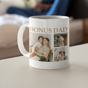 Moderner Bonus-Vater   6 Foto Collage Coffee Tasse