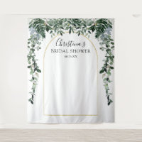 Moderner Botanischer Brautparty-Foto-Messestand