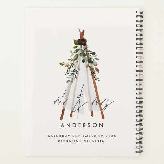 Moderner botanischer Garten mit böhmischen Teppich Planer (Rückseite)