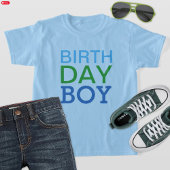 Moderner Boy Navy Blue Custom Age Number T-Shirt