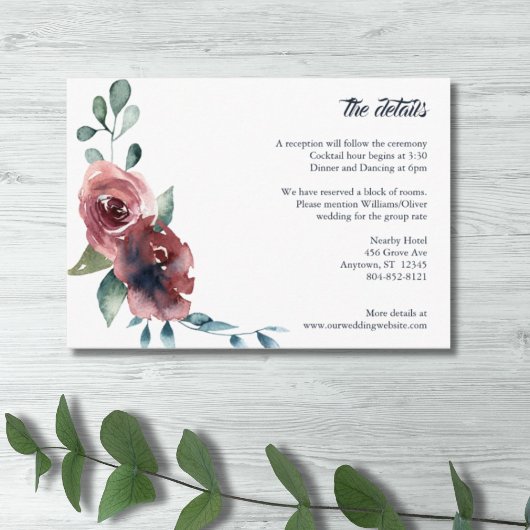 Moderner brasilianischer Marinepfirsich Begleitkarte