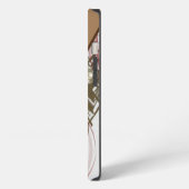 Moderner Braun-Stil iPhone Hülle (Linke Seite)