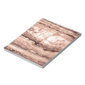 Moderner brauner beige Sepa verbrannter orangerer  Notizblock (Rotiert)