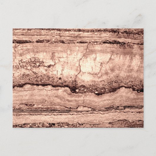 Moderner brauner beige Sepa verbrannter orangerer  Postkarte (Vorderseite)