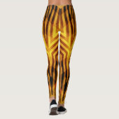 Moderner brauner Farbklassiker "Ratti_Creative_Art Leggings (Rückseite)