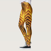 Moderner brauner Farbklassiker "Ratti_Creative_Art Leggings (Links)