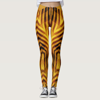 Moderner brauner Farbklassiker "Ratti_Creative_Art Leggings