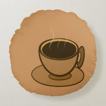 Moderner brauner, gemütlicher Kaffee-Cup im Mittel