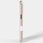 Moderner brauner Streifen Personalisierter Name Mi Case-Mate iPhone Hülle (Rückseite / Rechts)